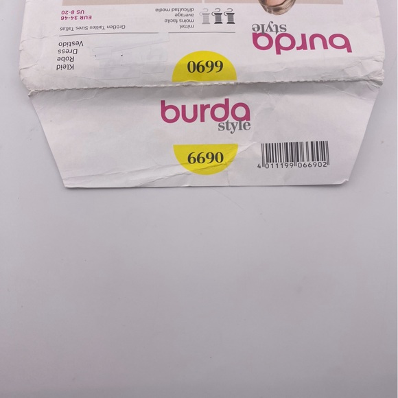 🧵 2 for 22$ 🧵 BURDA Sewing Pattern 6690 - Picture 4 of 8